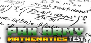 Read more about the article Pak Army Academic Test Maths: Online Preparation 2022